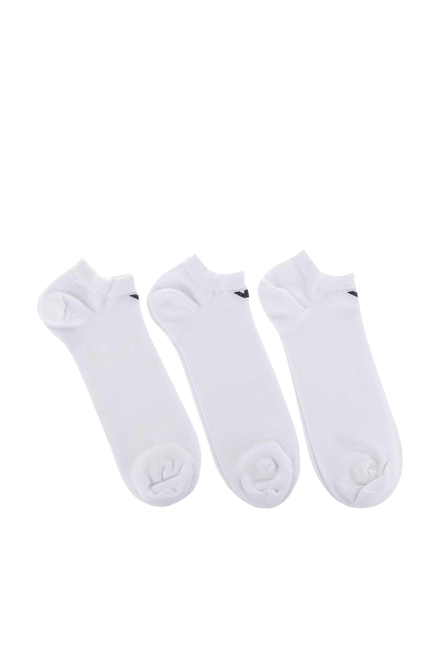 Emporio Armani Eagle Logo Short Socks, Set of 3
